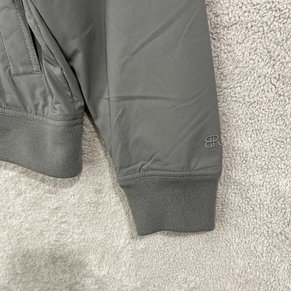 NWOT Banana Republic Mens XL Gray Lightweight Bomber Jacket 100% Polyester - Picture 8 of 9